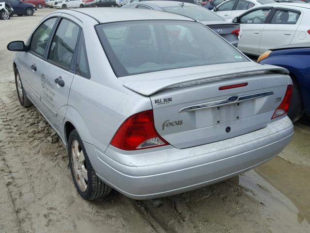 1FAHP38342W235103 - 2002 FORD FOCUS ZTS SILVER photo 3