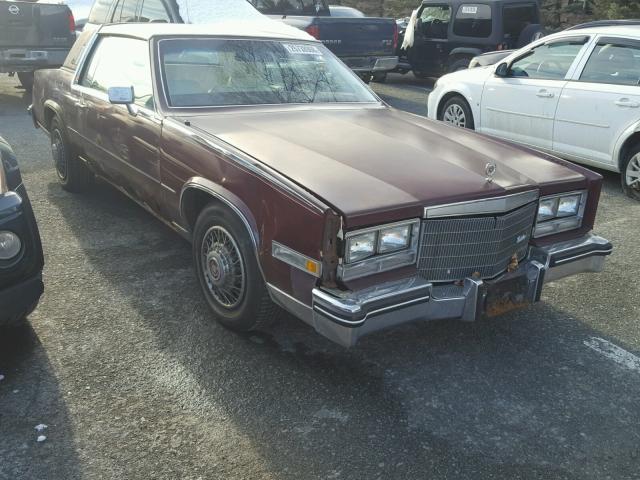 1G6AL5786EE631028 - 1984 CADILLAC ELDORADO RED photo 1