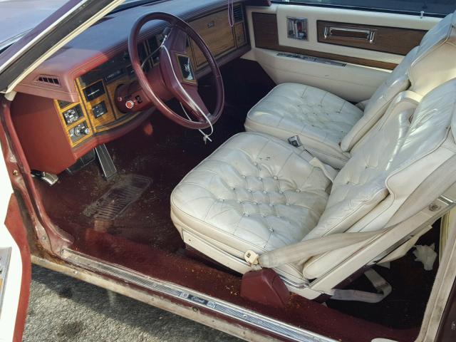 1G6AL5786EE631028 - 1984 CADILLAC ELDORADO RED photo 5