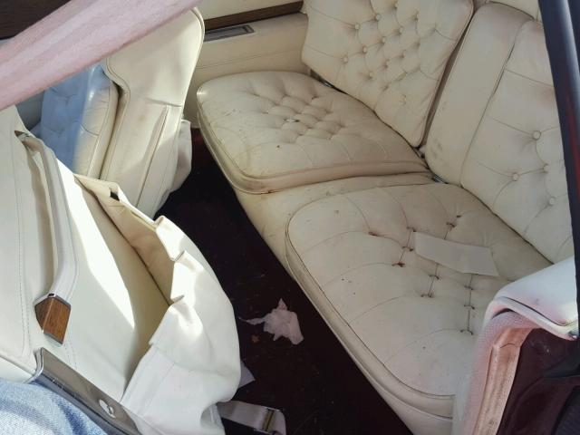 1G6AL5786EE631028 - 1984 CADILLAC ELDORADO RED photo 6