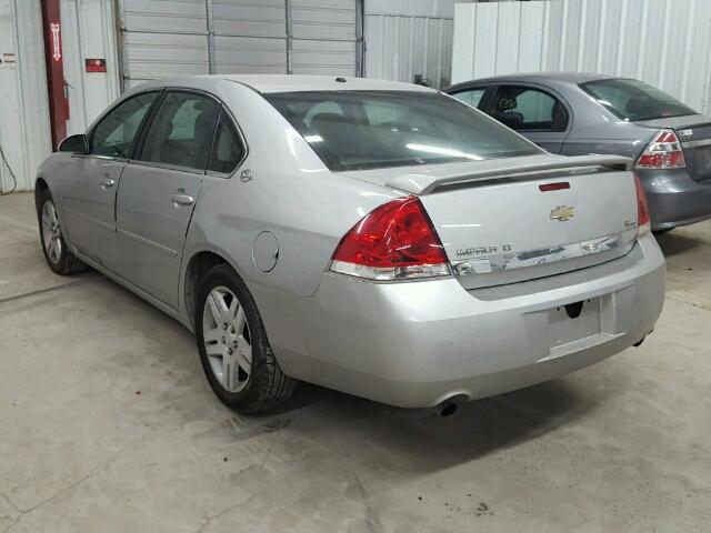 2G1WC583081205467 - 2008 CHEVROLET IMPALA LT SILVER photo 3