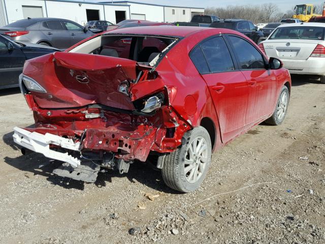 JM1BL1V7XD1713421 - 2013 MAZDA 3 I RED photo 4