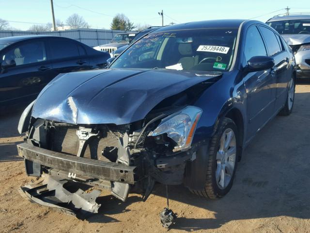 1N4BA41E48C805913 - 2008 NISSAN MAXIMA SE BLUE photo 2