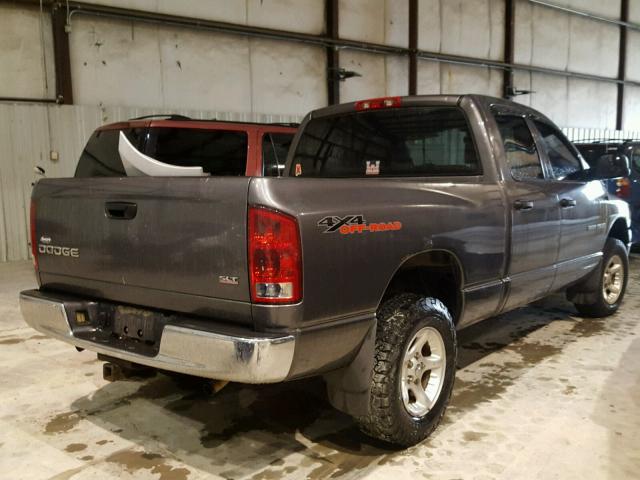 1D7HU18Z13J522172 - 2003 DODGE RAM 1500 S GRAY photo 4