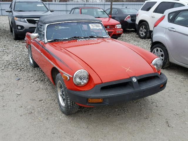 GHN5UH436225 - 1977 MGB ROADSTER RED photo 1