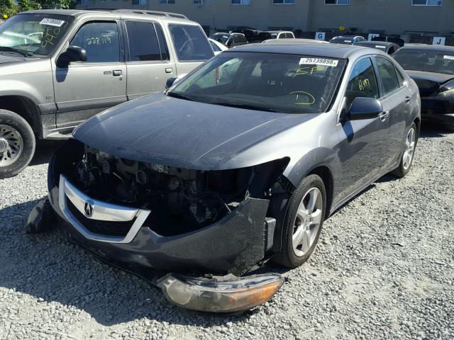 JH4CU2F65AC027539 - 2010 ACURA TSX GRAY photo 2