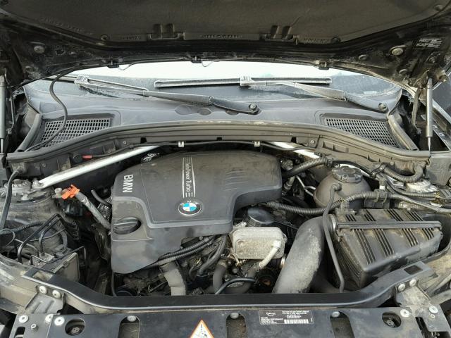5UXWX9C57D0A28550 - 2013 BMW X3 XDRIVE2 BLACK photo 7