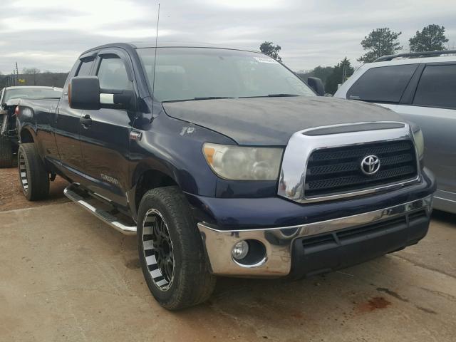 5TFSV541X7X001720 - 2007 TOYOTA TUNDRA DOU BLUE photo 1