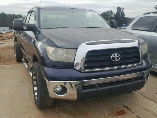 5TFSV541X7X001720 - 2007 TOYOTA TUNDRA DOU BLUE photo 9