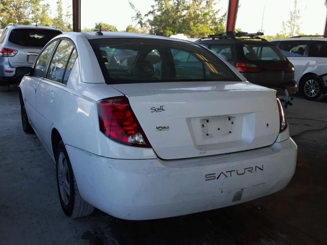 1G8AJ55F66Z119682 - 2006 SATURN ION LEVEL WHITE photo 3