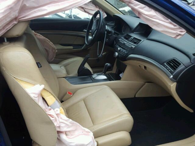 1HGCS2B85AA009263 - 2010 HONDA ACCORD EXL BLUE photo 5