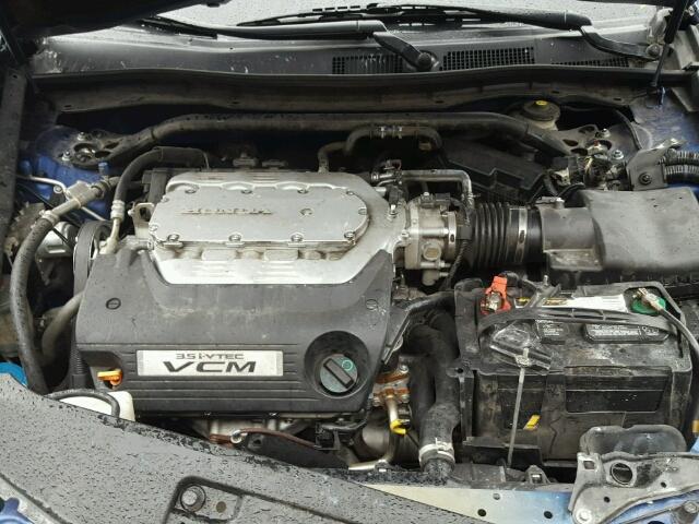 1HGCS2B85AA009263 - 2010 HONDA ACCORD EXL BLUE photo 7