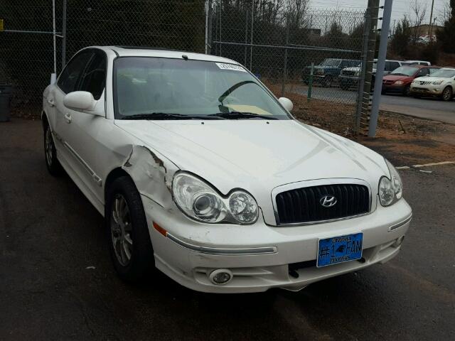 KMHWF35H04A046299 - 2004 HYUNDAI SONATA GLS WHITE photo 1