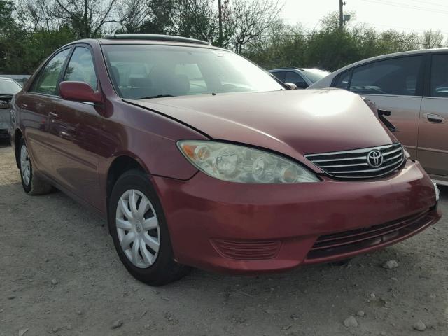 4T1BE30K55U036985 - 2005 TOYOTA CAMRY LE BURGUNDY photo 1