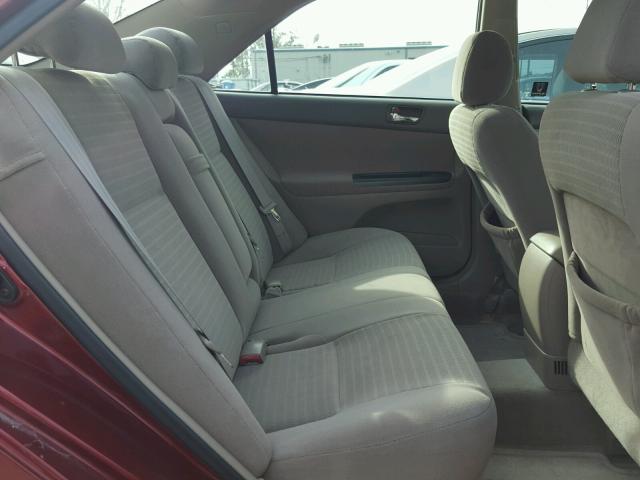 4T1BE30K55U036985 - 2005 TOYOTA CAMRY LE BURGUNDY photo 6