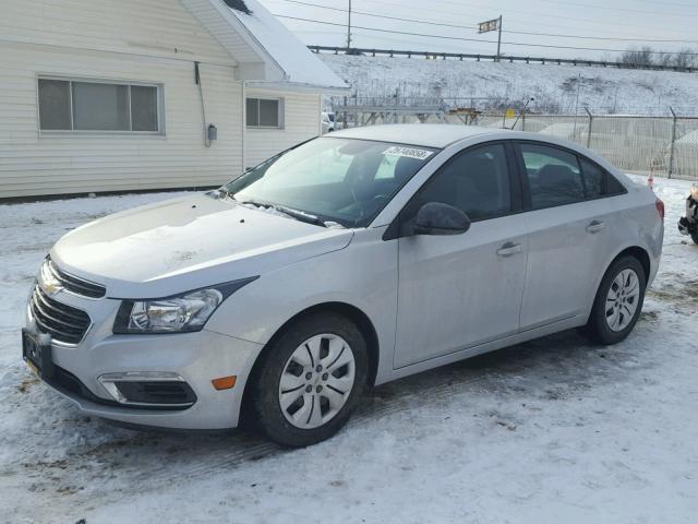 1G1PA5SG8F7184907 - 2015 CHEVROLET CRUZE LS SILVER photo 2