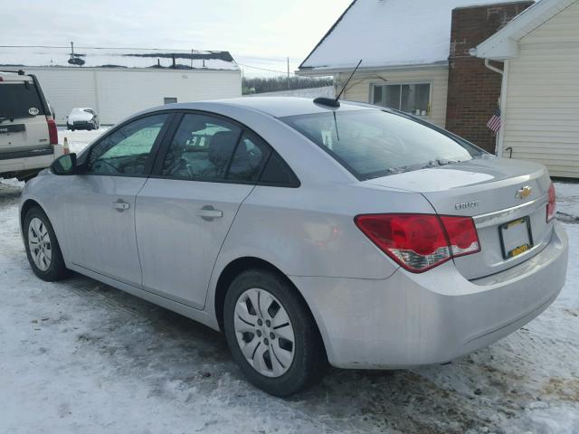 1G1PA5SG8F7184907 - 2015 CHEVROLET CRUZE LS SILVER photo 3