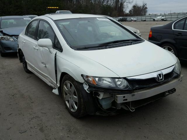 2HGFA1F52BH531426 - 2011 HONDA CIVIC LX WHITE photo 1