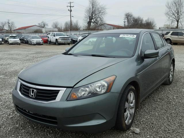 1HGCP26749A099133 - 2009 HONDA ACCORD EX GREEN photo 2