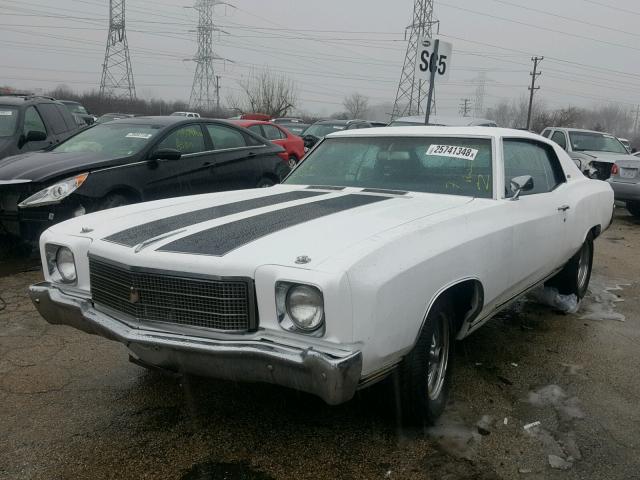 138571K158453 - 1971 CHEVROLET MONTECARLO WHITE photo 2