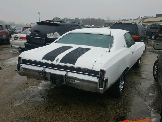 138571K158453 - 1971 CHEVROLET MONTECARLO WHITE photo 4