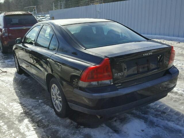 YV1RS64A742324722 - 2004 VOLVO S60 BLACK photo 3