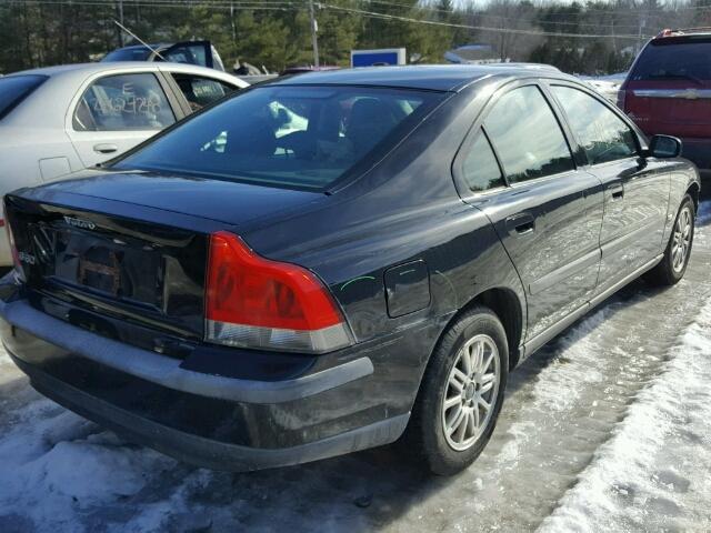 YV1RS64A742324722 - 2004 VOLVO S60 BLACK photo 4