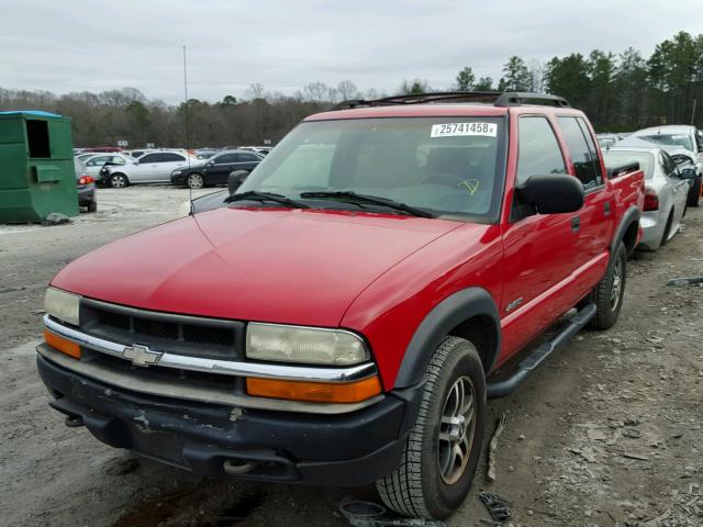 1GCDT13X93K136868 - 2003 CHEVROLET S TRUCK S1 RED photo 2