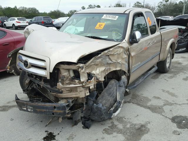 5TBRT34173S337956 - 2003 TOYOTA TUNDRA ACC TAN photo 2