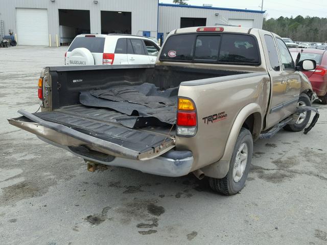 5TBRT34173S337956 - 2003 TOYOTA TUNDRA ACC TAN photo 4