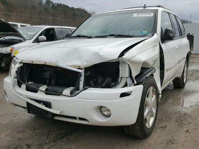 1GKDT13S082189605 - 2008 GMC ENVOY WHITE photo 9