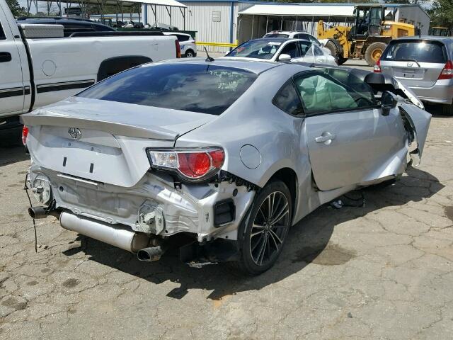 JF1ZNAA12D1727426 - 2013 TOYOTA SCION FR-S ვერცხლისფერი ფოტო 4