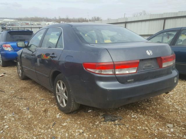 1HGCM66583A087783 - 2003 HONDA ACCORD BLUE photo 3