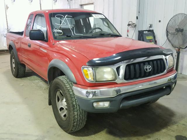 5TESN92N63Z249317 - 2003 TOYOTA TACOMA XTR RED photo 1