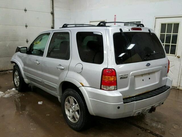 1FMYU94166KA09759 - 2006 FORD ESCAPE LIM SILVER photo 3