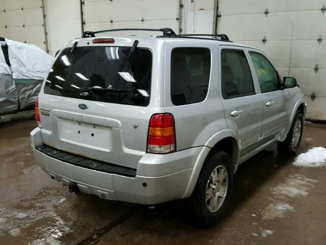 1FMYU94166KA09759 - 2006 FORD ESCAPE LIM SILVER photo 4