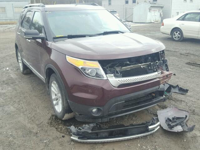 1FMHK8D8XBGA13789 - 2011 FORD EXPLORER X MAROON photo 1