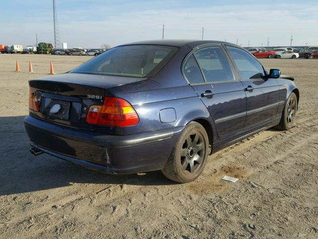 WBAAZ33403PH32764 - 2003 BMW 325 I BLUE photo 4