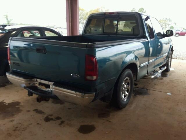 1FTFX27L8VKD58816 - 1997 FORD F250 GREEN photo 4