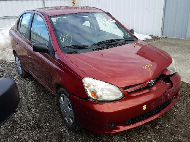 JTDBT123740315154 - 2004 TOYOTA ECHO RED photo 1