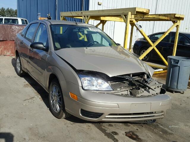 1FAFP34NX7W272517 - 2007 FORD FOCUS ZX4 TAN photo 1