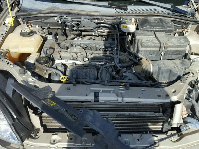 1FAFP34NX7W272517 - 2007 FORD FOCUS ZX4 TAN photo 7