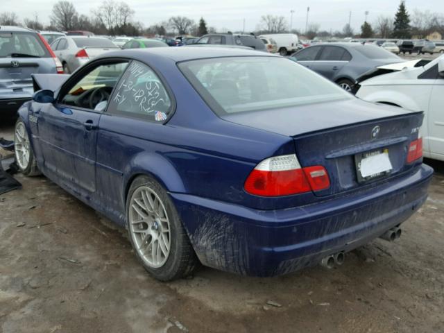 WBSBL93496PN63768 - 2006 BMW M3 BLUE photo 3