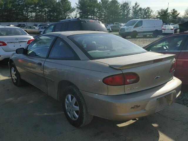 1G1JC1242Y7397692 - 2000 CHEVROLET CAVALIER TAN photo 3