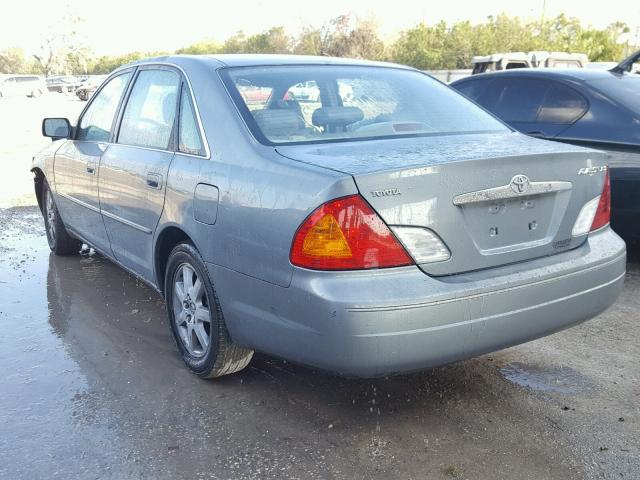 4T1BF28B4YU083456 - 2000 TOYOTA AVALON XL BLUE photo 3