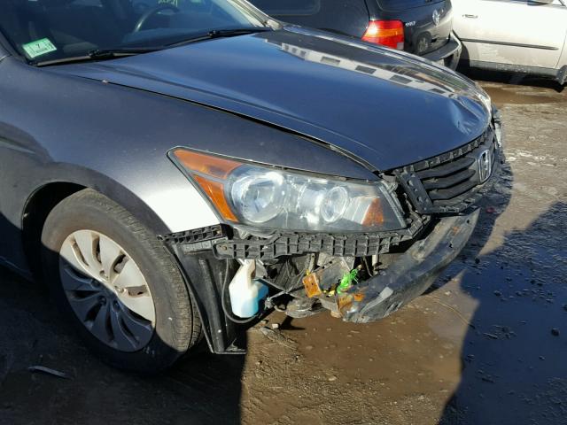 1HGCP26398A038646 - 2008 HONDA ACCORD LX GRAY photo 9