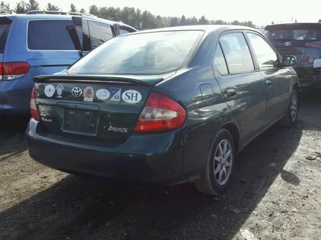 JT2BK12U930073616 - 2003 TOYOTA PRIUS GREEN photo 4