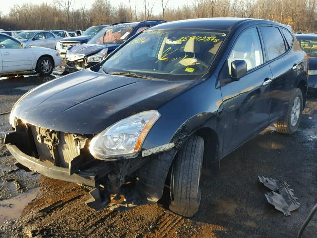 JN8AS5MV6AW128294 - 2010 NISSAN ROGUE S BLACK photo 2