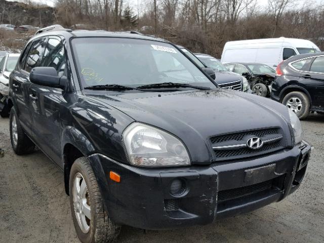 KM8JM12B27U587488 - 2007 HYUNDAI TUCSON GLS BLACK photo 1