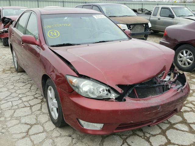 4T1BE32K35U038442 - 2005 TOYOTA CAMRY LE RED photo 1